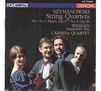 Carmina Quartett – Szymanowski : Streichquartette Op. 37 und 56 – Denon