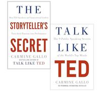 Carmine Gallo Collection 2 Books Set (The Storyteller's Secret & Talk Like TED)