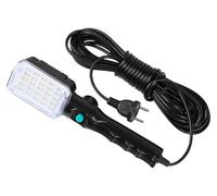 Carmotion Lampe d'atelier 25 LED avec Aimant et Crochet, Alimentation 230V