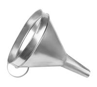 Carmotion Metal Entonnoir XXL - Parfait comme Entonnoir Carburant - avec Une Ouverture Généreuse de 240 mm - Grand Entonnoir avec Poigné - Équipé d'un Filtre à Impuretés