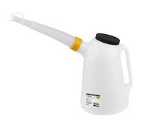 Carmotion Verseuse avec Bec verseur Flexible et Couvercle 5 l - Verseuse à Huile - Verseuse à Eau de Voiture - Verseuse à mesurer pour Huile etc