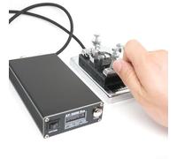 CARMOTTER AT-100M Pro Tuner d'antenne 100 W 1,8 MHz-30 MHz ATU-100M QRP Portable Antenne Tuner Morse Code Morse pour Radio HF Durable, 1178994639