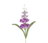 CARMOTTER Fil de coton décoratif tissé à la main pour espaces de vie, accent floral artistique offrant une beauté durable (violet)