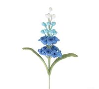 CARMOTTER Fil de coton décoratif tissé à la main pour espaces de vie, accent floral artistique offrant une beauté durable (bleu clair)