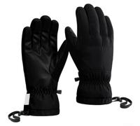CARMOTTER Gants thermiques d'hiver chauds, coupe-vent, résistants à l'eau pour écran tactile, gants d'extérieur Softshell pour le ski, le VTT et l'équitation - Taille L (noir, M)
