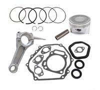 CARMOTTER Kit de reconstruction de joint d'huile de piston pour moteur pour Honda GX390 13HP avec piston, bielle, joints d'huile, joints, anneau, circlip, broche, 1178937689