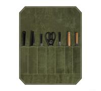 CARMOTTER Sac de découpe portable en toile cirée, parfait pour les événements en plein air, Voir image, army green