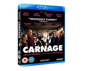 CARNAGE BLU RAY. RENTAL ONLY.