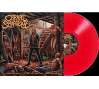 CARNAL SAVAGERY - GRAVEWORMS, CADAVERS, COFFINS AND BONES (CLEAR BLOOD RED)