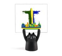 Carnaval Architecture Rio Support mémo dessin animé chat noir décoration