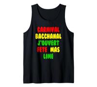 Carnaval Bacchanal Jouvert Fete Mas Lime Reggae Soca Music Débardeur