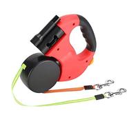 Carnaval Commerçant Laisse rétractable pour Chien, Laisse de Marche pour Animaux de Compagnie, Corde de Traction pour Chien Flexible Extensible Automatique(Rouge)