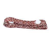 Carnaval Commerçant Porte-tétines en polyester largement utilisés, laisse de mamelon d'opération simple, chariots de poussette de bébé(Giraffe pattern, 60cm*1.5cm)