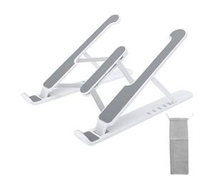 Carnaval Commerçant Support pour ordinateur portable, support pour ordinateur portable, pliable compatible avec les ordinateurs portables de 11 à 17 pouces Support de refroidissement pour ordinateur