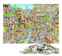 Carnaval de Rio de Janeiro Puzzles en Bois Adultes 300 Pièces Cadeaux d'anniversaire pour Jeux Éducatifs Family Games Décoration Intérieure Relaxation Et Sagesse 300pcs (40x28cm)