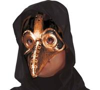 Carnaval De Venise Masque De Docteur De Peste Steampunk Médiéval Cosplay Halloween Accessoire, Couleur : Noir