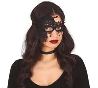 Carnaval De Venise Masque Yeux Mystérieux Noir Halloween Mascarade Bal Cachette Glamour Fête Obscure Élégance Célébration Nocturne Fête, Couleur : Noir