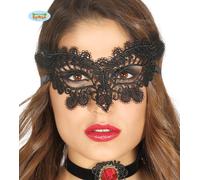 Carnaval Élégance Vénitienne Noir Masque pour les yeux Papillon Mystique Mystérieux Masque Halloween Fête d'adultes Déguisement Bal Nuit Vénitienne Décoration, Couleur : Noir