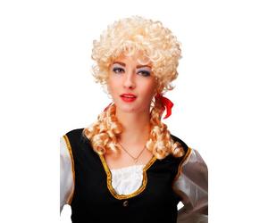 Carnaval, perruque, baroque, blond, boucles, tresses, style Marie Antoinette, Cosplay, gothique Lolita 3048-P02