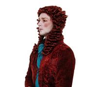 Carnaval Perruque Noble Baroque Renaissance Casanova Prince Rouge WIG013-P350