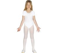 Carnaval Sport Body Blanc Manches courtes Apparence élégante Liberté de mouvement de danse Costume enfant Une pièce Compétition Tenue esthétique classique, Taille : 3 - 5 ans Couleur : Blanc