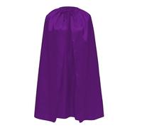 Carnavalife Cape noire à capuche pour costume de vampire pour homme, cape médiévale pour femme, pour Halloween, cape réversible noire, rouge, vert, violet, bleu, pour déguisement de sorcière, 140 cm