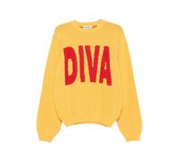 Carne Bollente - Knw0402 Pull Jaune - Homme - Pulls - Jaune - Taille: S