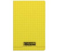 Carnet 11x17 cm CALLIGRAHE 96p petits carreaux 5x5 polypro vert Vert G