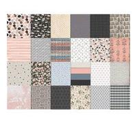 Carnet 36 papier origami -Baroque -15x15cm -24 motifs recto/verso G