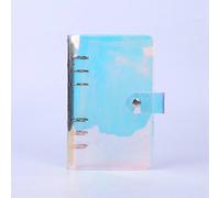 Carnet À Anneaux A5, Transparent Et Coloré, En Pvc De Haute Qualité, Pluie, 0312