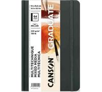 Carnet à croquis - CANSON - GRADUATE Mixed Media - 140 x 216 mm - Couverture rigide - 64 pages