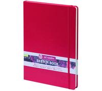Talens Art Creation Paper - Sketchbook Rouge 21x29.7cm 140g 80 feuilles - Sans acide Idéal pour le dessin, le journal et les techniques mixtes