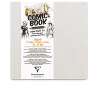 Carnet A Dessin Layout Double Face Comic Book - 22 X 22 Cm - 220g - Clairefontaine