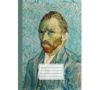 Carnet à pointillés: Vincent Van Gogh, Portrait de l'artiste | Illustration de couverture | Carnet en pointillés avec grille de points pour les notes, l'écriture, la peinture | 110 pages | Format A4