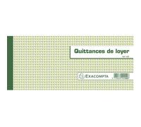Carnet à souche - Exacompta - Réf. 42E - 50 feuillets - Papier chèque amagnétique 95g - 10 1x16 5 cm