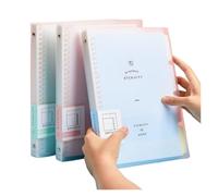 Carnet à Spirale Agenda, classeur à feuilles mobiles, carnet spirales(A5 pink)