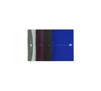 OXFORD Cahier Office Essentials B5 Ligné 6mm 180 Pages Reliure Intégrale Couverture Carte Couleur Aléatoire