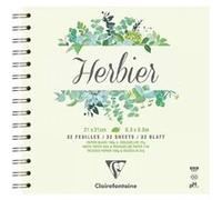 Carnet à spirale Herbier - 21x21cm - 64 pages - Clairefontaine G