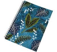 Carnet à Spirales A5 "Jardin d'Eden" 14x21cm Bleu Bleu G