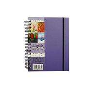 Carnet à spirales idéal pour dessin DALER ROWNEY Cachet, format 14,8 x 21 cm, avec 30 feuilles de papier de 250 g/m² de grain fin.