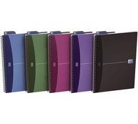 Carnet à spirales Oxford Office DIN A6 quadrillé 90 feuilles PP (1 pièce)