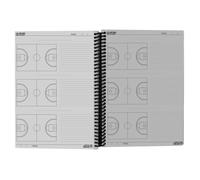 Carnet à spirales - Sporti France - A4 - Noir - 100 pages - Basket-ball