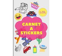 Carnet a Stickers: Carnet Pour Coller Ses Stickers | Carnet a Stickers Vierge | 100 PAGES | 15,24 cm x 22,86 cm