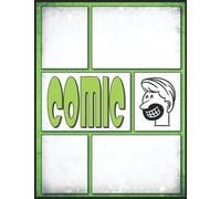 Carnet A4: From Scratch Blank Comic Book avec une variété de planches | 3- 6 dispositions de panneaux blancs sans bulles