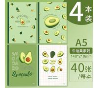 Carnet A5 B5 Pour Étudiant, 4 Pièces/Ensemble, Petit, Frais, Grand Bloc-Notes Littéraire, Style Rétro, Épais, Nouveau