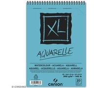 CANSON XL Aquarelle - Album spiralé 20 feuilles A5 300g/m² - Blanc