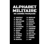 Carnet Alphabet militaire de l’armée française: Code phonétique officiel de A à Z - Pour radioamateurs, passionnés de l’armée et francophiles curieux