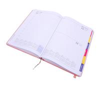 Carnet Anglais Rentrée Scolaire 365 Jours, Planification Quotidienne, Rose | Papier Léger, Écriture Fluide, Pages Faciles à Tourner, Style Simple, Accessoire de Bureau