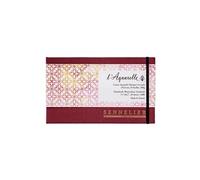 Sennelier Carnet aquarelle 13 x 21 cm, 20 feuilles, 300 g – Multicolore G