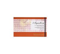 Sennelier Carnet aquarelle entoilé spirale 15 x 25 cm 20 feuilles 300 g Multicolore G
